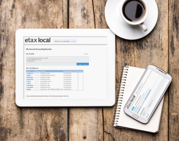 Etax Local Client Portal On Devices