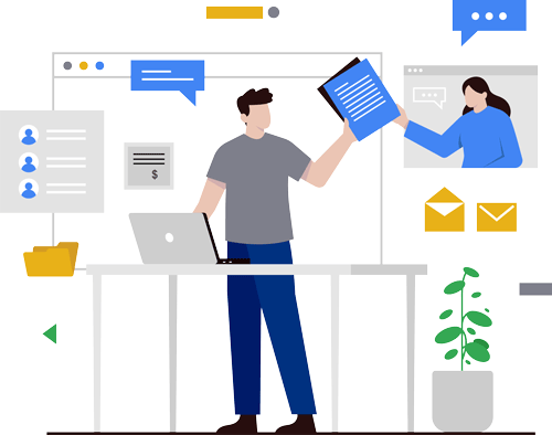Client using Etax Local Accountant's client portal